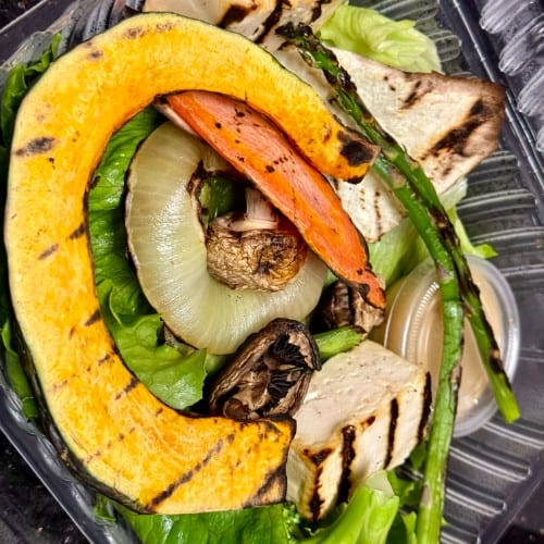 (AP) Grilled Veggies.