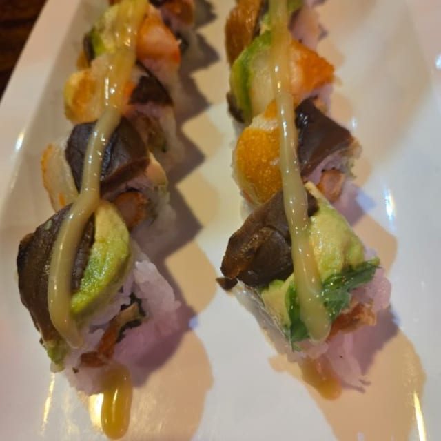 Veggie Rainbow Roll.
