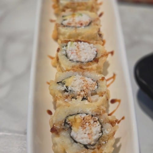 Deep Fried CA Roll.