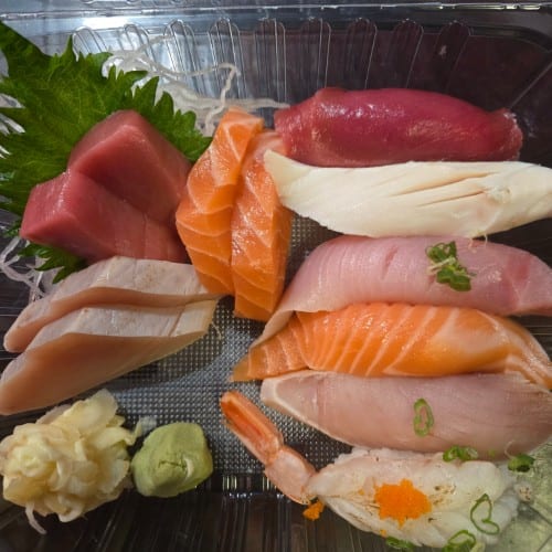 Sashimi & Sushi Dinner.