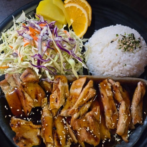 Chicken Teriyaki Dinner.
