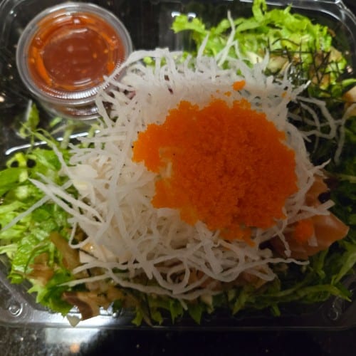 Sashimi Salad Dinner.