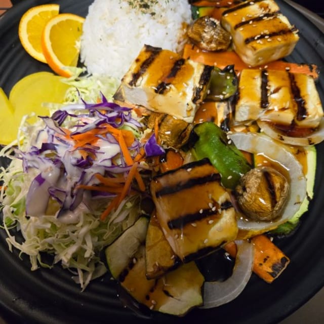 Veggie & Tofu Teriyaki Dinner.
