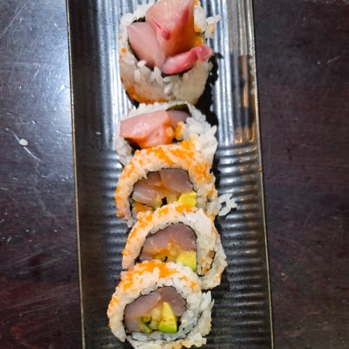 Spicy Hamachi Roll.